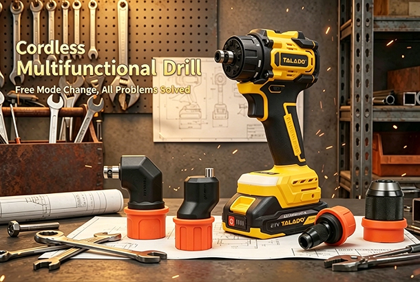 Every Fix, Every Angle &mdash; Multifunctional Cordless Drill Delivers!
