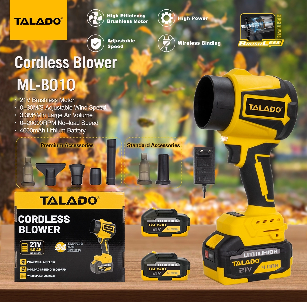 21V Cordless Blower/Vacuum
