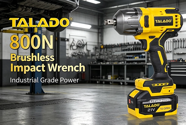 800N.M Beast Unleashed! TALADO ML‑W004 Brushless Cordless Impact Wrench New Release