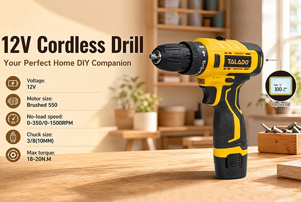Small But Mighty! TALADO ML‑D001 12V Cordless Drill Brings Big Value for Wholesale Partners