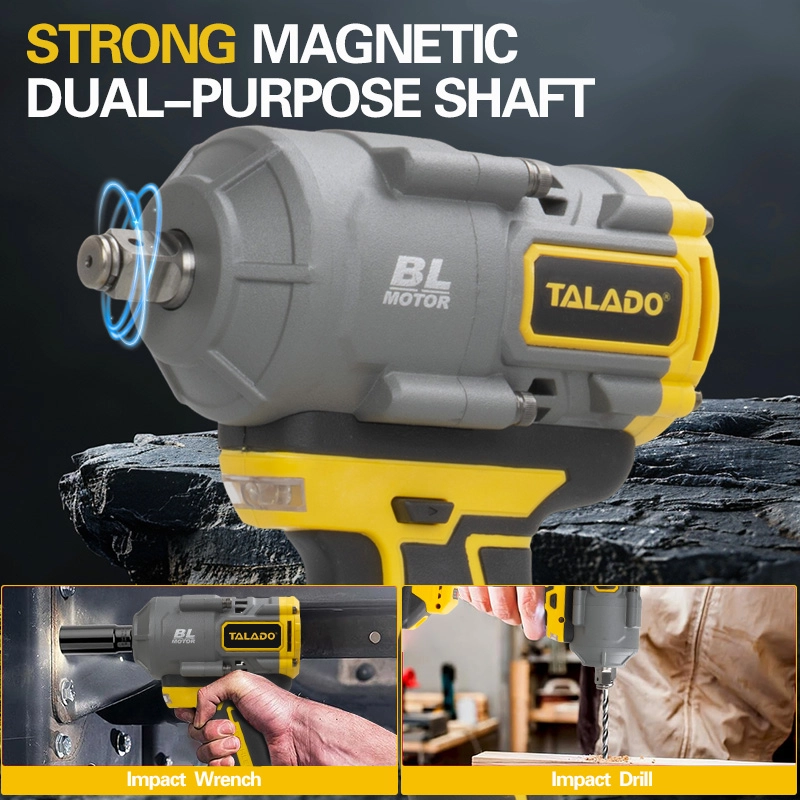 21V Brushless Impact Wrench 1100N.M High Torque 1/2 Inch Cordless Wrench For Tire & Machinery Repair