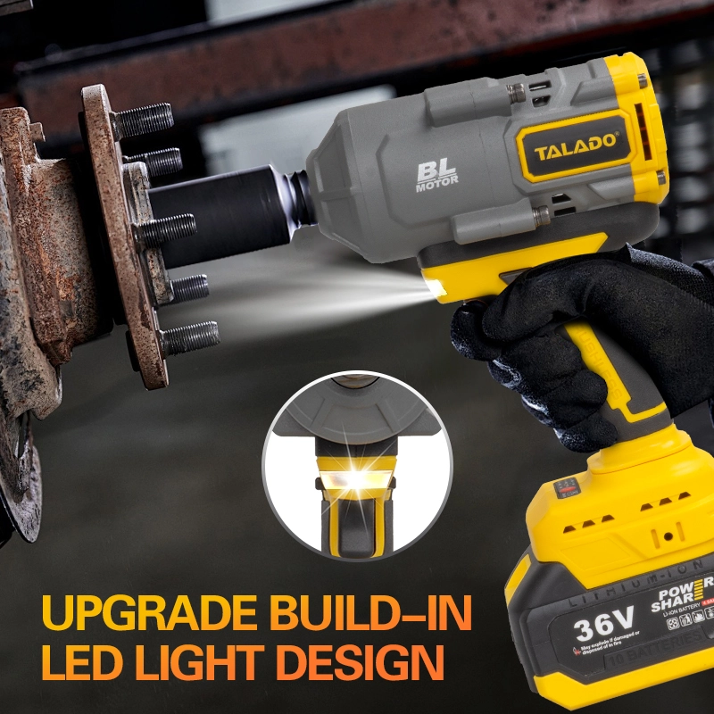 21V Brushless Cordless Impact Wrench 1350N.M High Torque 3/4 Inch Square Drive For Heavy Truck & Machinery Repair