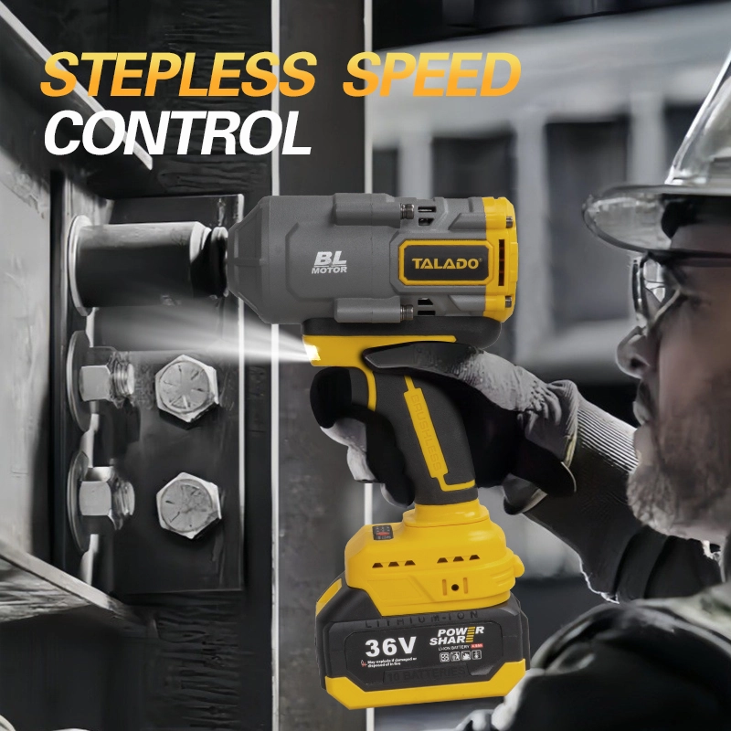 21V Brushless Cordless Impact Wrench 1350N.M High Torque 3/4 Inch Square Drive For Heavy Truck & Machinery Repair