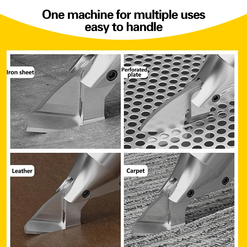 21V Brushless Cordless Iron Shears, Electric Metal Sheet Cutter 180N.M for Cutting Stainless Steel & Aluminum Plate