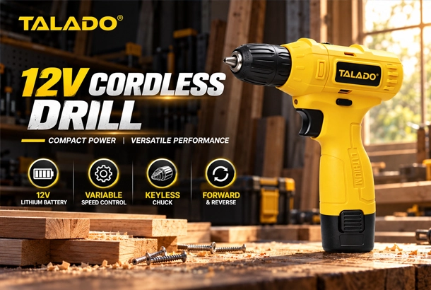 Pro Hardware Buyer&rsquo;s Sourcing Guide: TALADO 12V Lightweight Cordless Drill ML-D015 Hot Selling For Retail