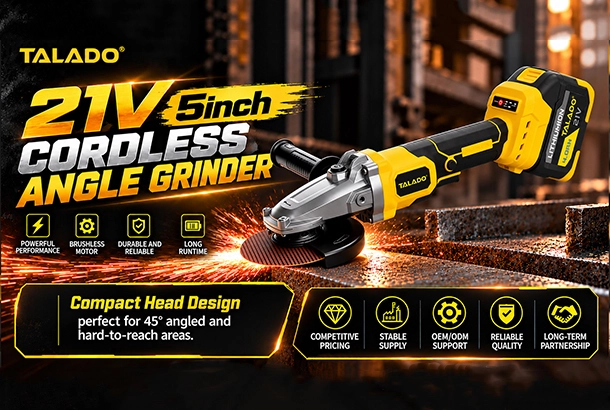 Struggling With Tight Corners? This Flat Head Grinder Gets The Job Done | Bulk & OEM Available